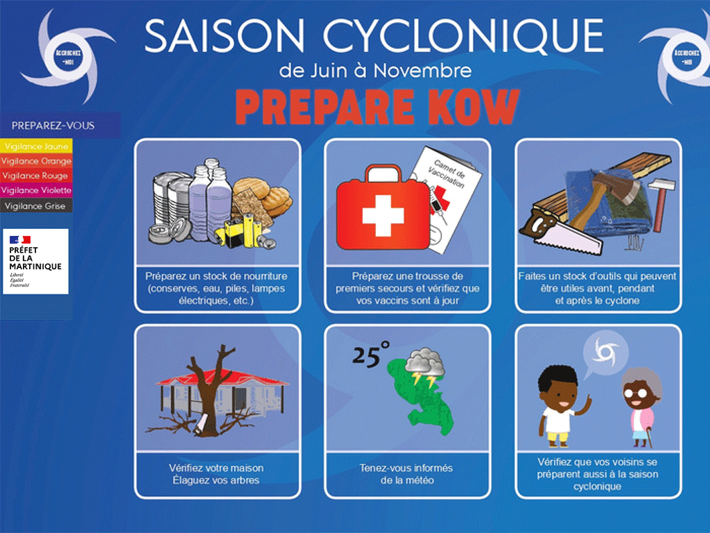 Dépliant Alerte cyclonique